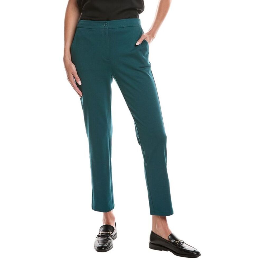 Eileen Fisher Womens High Waisted Ankle Pant, Blue